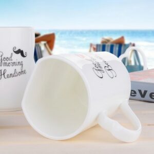 Couple Cup Ceramic Coffee Kiss Mug - Creative Valentine's Day